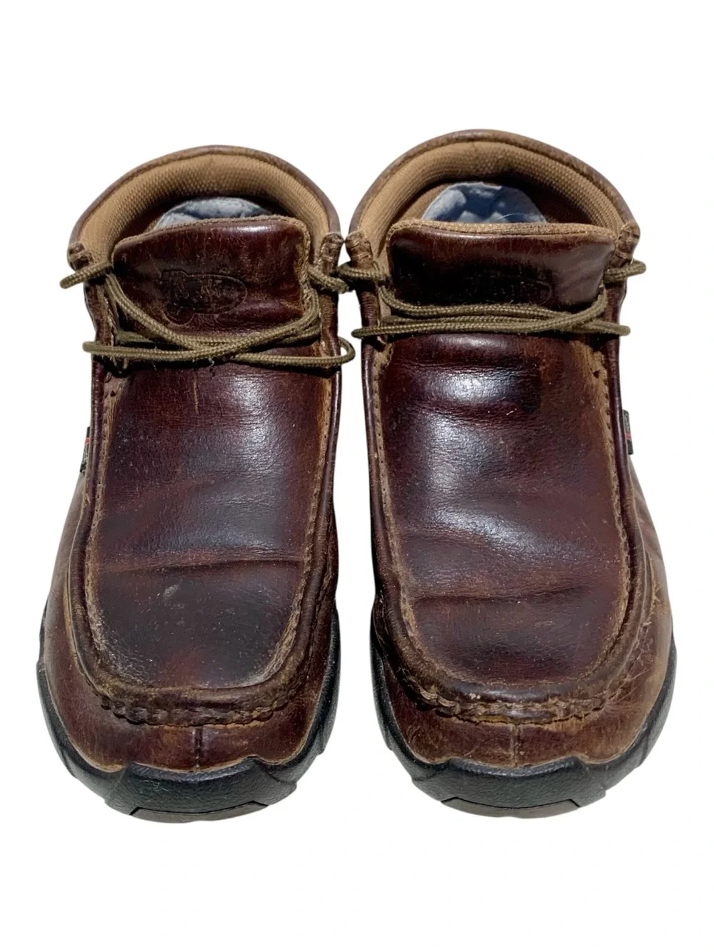 Men's Justin Boots #232 Cappie 4” Casual Work Leather Chukka Boots Sz 9.5